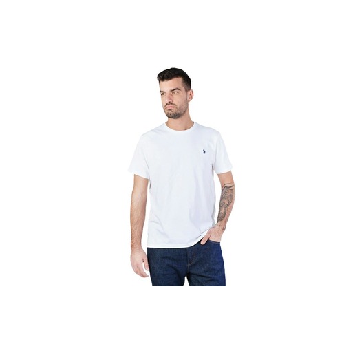 Polo Ralph Lauren Men's Size L Custom Slim Fit Short Sleeve-T-Shirt White
