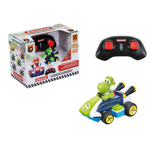 Carrera Mario-Kart Mini RC - 2.4GHz Remote Control Kids Racing Toy Yoshi