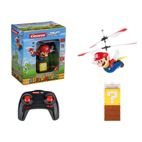 Carrera Nintendo Air Helicopter Super-Mario - 2.4GHz Kids Toy Flying Cape Mario