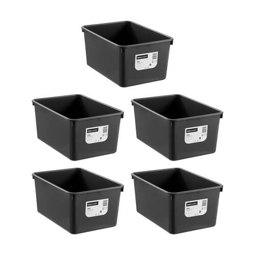 5PK Boxsweden Neo Storage Tub 20L 40x30x21cm Home Organisation Assorted