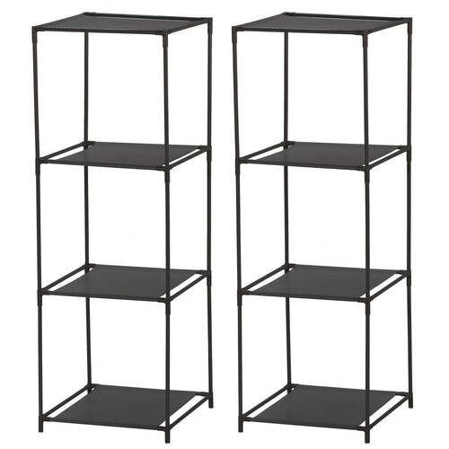 2PK Boxsweden 3 Compartment Storage Shelf