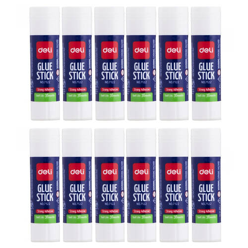 12x 36g Deli Glue Stick