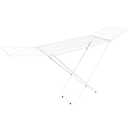 Boxsweden 21 Rail Winged Clothes Airer - White