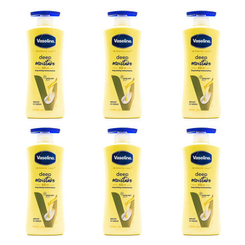 6PK Vaseline Intensive Care 48H Deep Moisture Body Lotion 400ml