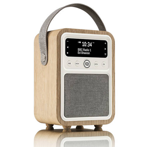 VQ Monty DAB+/Digital Radio/FM/Bluetooth/Alarm Clock - Oak