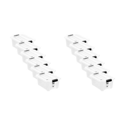 12PK Boxsweden Stow Storage Container 7L 31.5x23x14.5cm Home Organisation