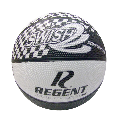 Regent Swish Indoor/Outdoor Basketball Size 3 White/Black