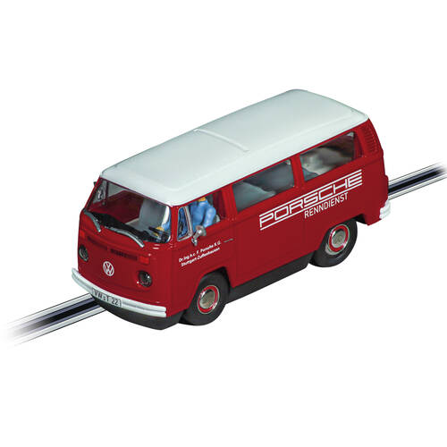 Carrera VW Bus T2B Porsche Race Service 1:32 Vehicle Toy Red 8y+