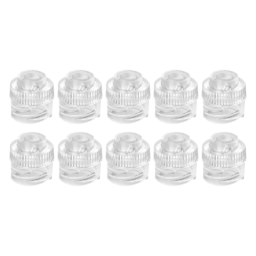 10pc Jura Interchangeable Milk Spout Set For Coffee Machine Frother Clear