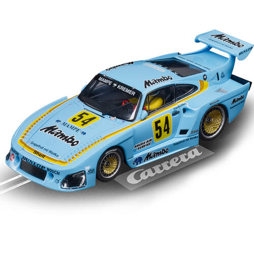 Carrera Porsche Kremer 935 K3 #54 Slot Car Toy Blue 8y+