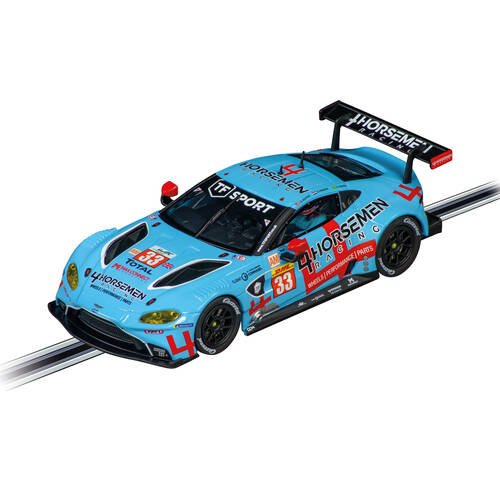 Carrera Aston Martin Vantage GTE 4 TF Horseman #33 Slot Car Toy Blue 8y+