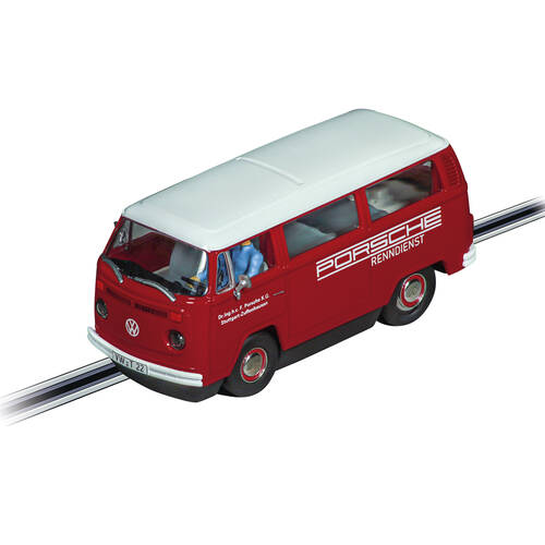 Carrera VW Bus Type 2B Porsche Race Service Slot Car Toy 8y+