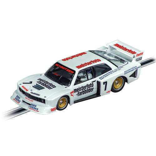 Carrera BMW 320 Turbo Flachbau Schnitzer No.7 Racing Slot Car Toy 8y+