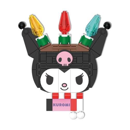 158pc Brickcraft Kuromi Decoration Building Toy Complete Set