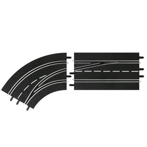 Carrera Lane Change Curve Left Out to In Race Track 8y+