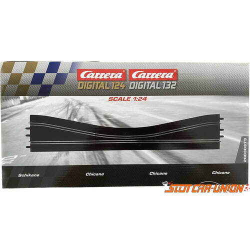 Carrera Chicane 3-Track Sections 1:24 Toy Set Black 8y+