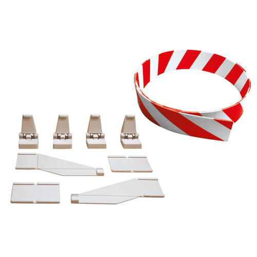 Carrera Red & White Stripe Guard Rail 3m Slot Car Accessories 8y+