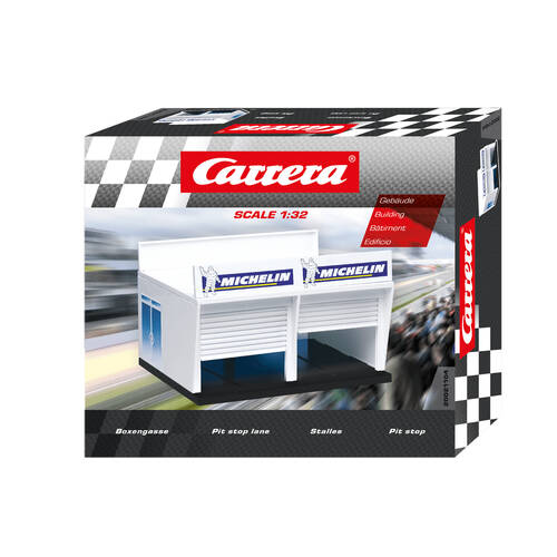 Carrera Double Garage & Signage for Pitstop Lane Racing Accessory 8y+