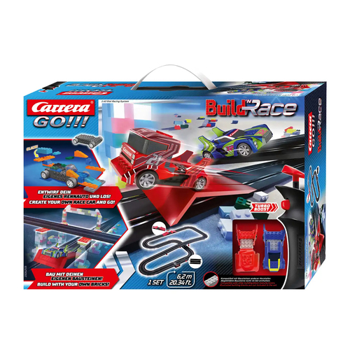 Carrera GO!!! Build 'n' Race 1:43 Slot Car Track Set 6y+ - 6.2 metres