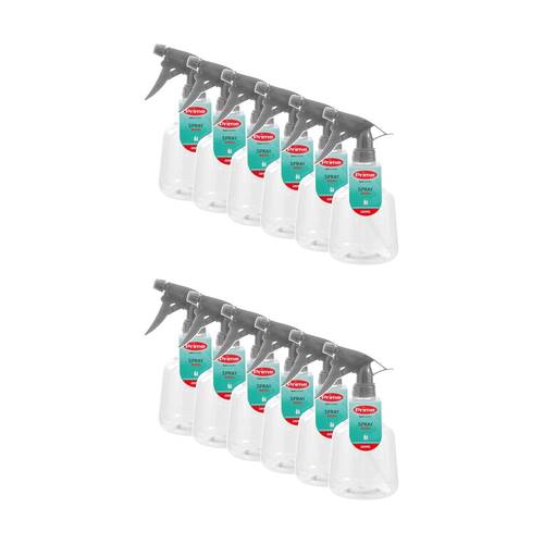 12PK Boxsweden Prime Spray Bottle 500ml Empty with Adjustable Nozzle Assorted