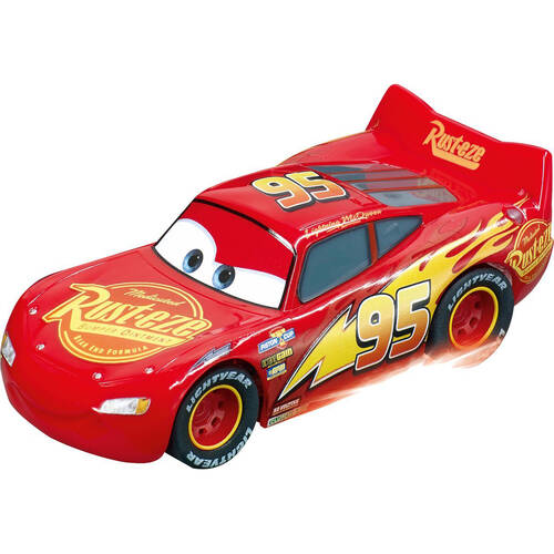 Carrera Disney Cars Neon Nights Slot Car Kids Toy Lightning McQueen
