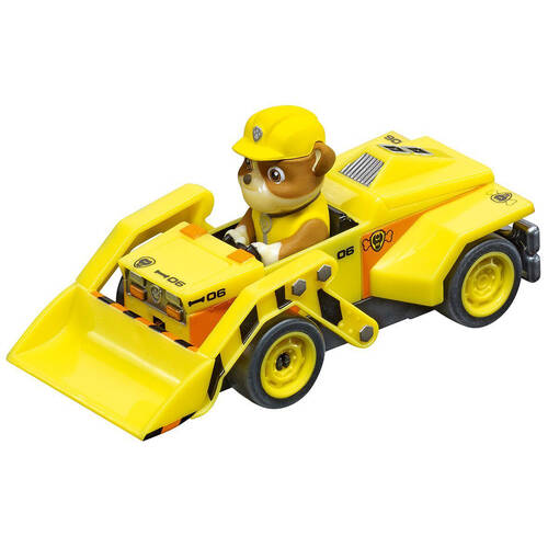 Carrera First Licensed Paw Patrol Slot Car Kids Toy 1:50 Scale Rubble