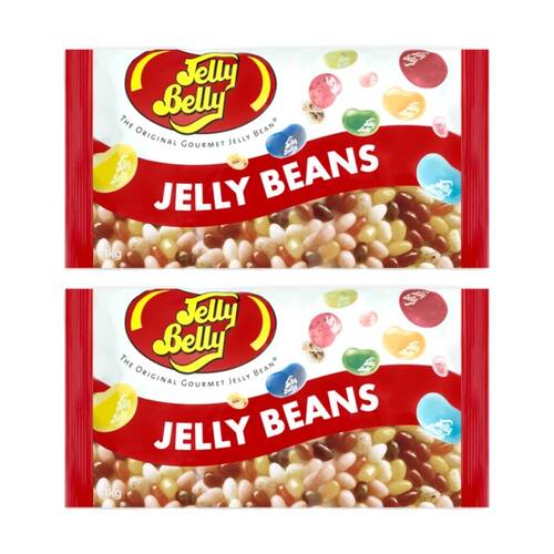 2PK Jelly Belly 1KG Bag American Classics Flavoured Confectionery Lollies