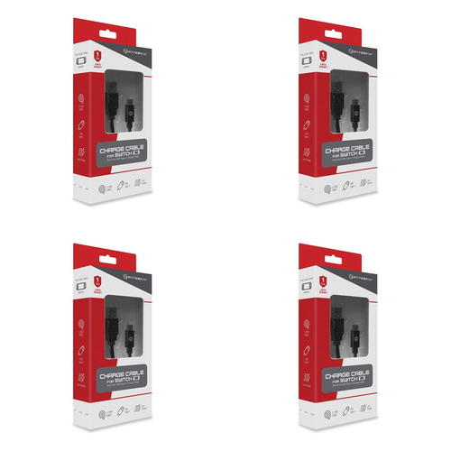 4PK SWI Hyperkin Switch Charging Cable Video Game Accesories 5ft