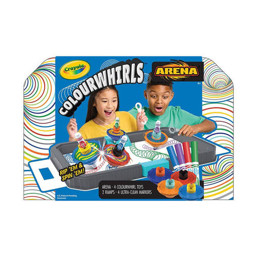 Crayola Colourwhirls Arena Spin Interactive Art Toy Kids 6y+