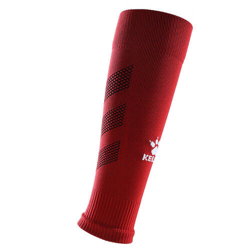 Kelme Sport Footless Soccer Socks/Calf Sleeve Grip Sock Compatable Red