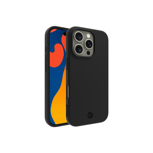 3sixT PureFlex+ Silicone Case Back Cover For Apple iPhone 16 Pro - Black