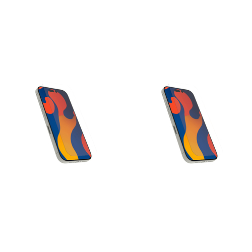2PK 3sixT PrismShield Essential Glass Screen Protector For iPhone 16 Pro CLR