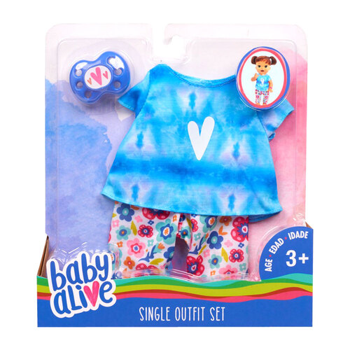 Baby Alive Single Outfit Set - Blue