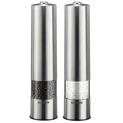 2pc Salter Electronic Salt & Pepper Mill