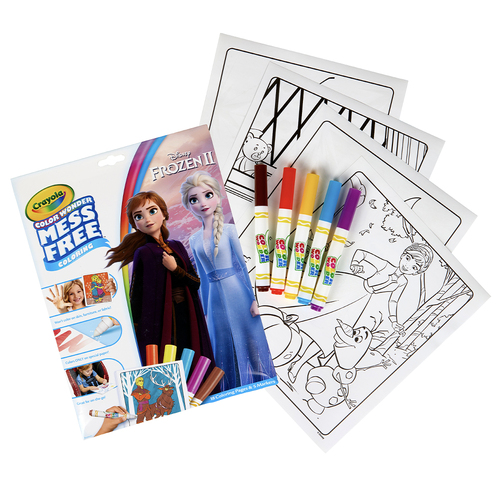 23pc Crayola Disney Frozen 2 Colour Wonder Pages/Markers Kids 3y+