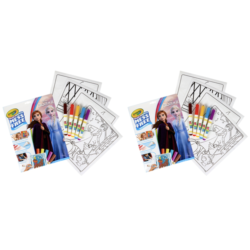 46pc Crayola Disney Frozen 2 Colour Wonder Pages/Markers Kids 3y+