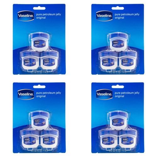 12pc Vaseline Skin Protecting Petroleum Jelly Original