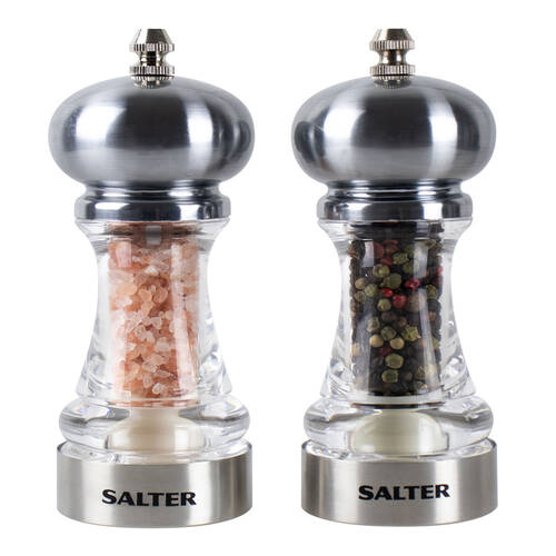 Salter Stainless Steel Salt & Pepper Mills