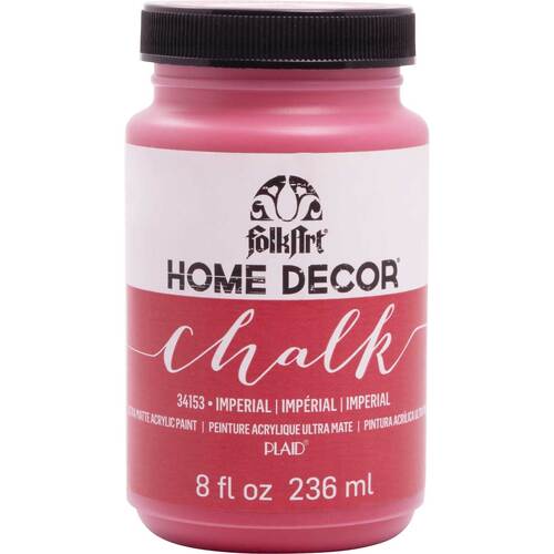 Plaid FolkArt 236ml Home Decor Chalk Acrylic Paint - Imperial