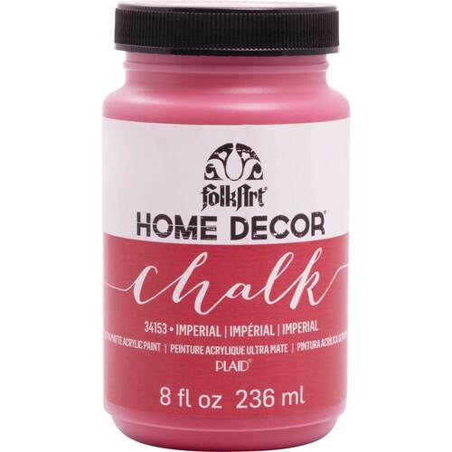 Plaid FolkArt 236ml Home Decor Chalk Acrylic Paint - Imperial