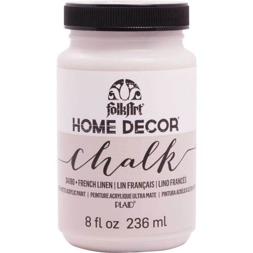 Plaid FolkArt 236ml Home Decor Chalk Acrylic Paint - French Linen
