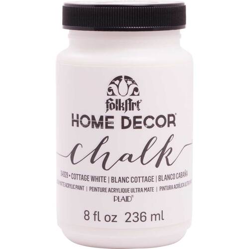 Plaid FolkArt 236ml Home Decor Chalk Acrylic Paint - Cottage White