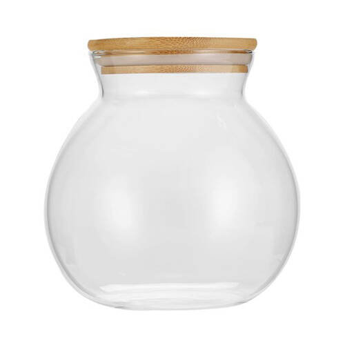 Lemon & Lime 1.6L Camden Bamboo Lid Glass Jar