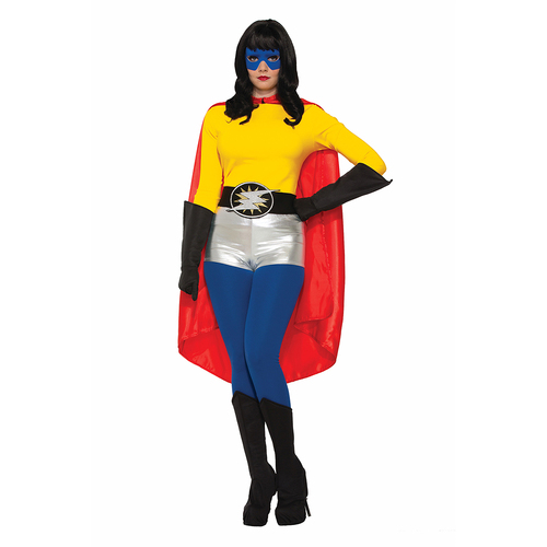 Forum Novelties Satin Hero Cape Unisex Adult - Red