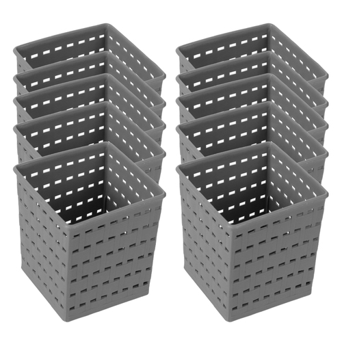 10PK Boxsweden 10cm Woven Basket Assorted  