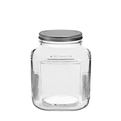 Anchor Hocking 2L Cracker Glass Jar w/ Screw Lid - Clear