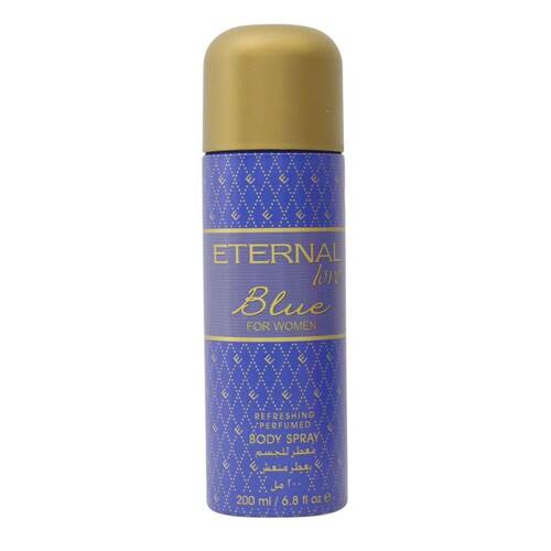 Eternal Love Fragrance Body Spray Blue For Women 200ml