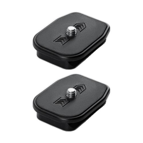 2PK FireFly Quick Release Plate QR-04 for FVT-04 Camera Tripod - Black