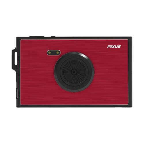 FireFly Pixus Slim Digital Compact Camera Portable Stylish - Red Metallic