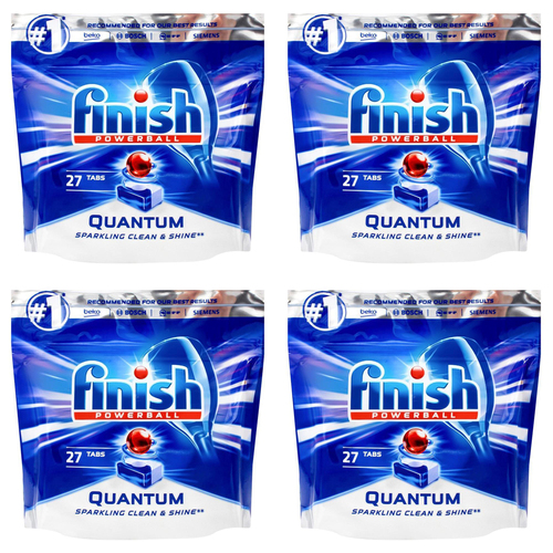108pc Finish Powerball Quantum Dishwasher Capsules/Tablets